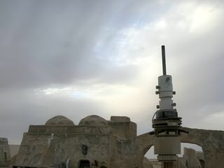 Un des décors des premiers épisodes de STAR WARS tourné dans le désert du sud tunisien.