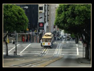 "Cable Car" dans une rue à 26 % ...