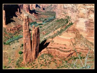Spider Rock dans le Canyon de Chelly