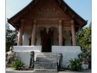 Le Vat Aham est l'ancienne résidence du Sangkharat, patriarche suprême de la communauté bouddhiste lao.