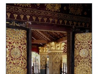 Détail d'une porte à l'intérieur du sim.