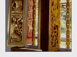 Représentation d'offrandes à Bouddha.