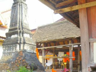 Vu des temples de Vientiane