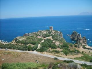 Vue depuis Scopello
