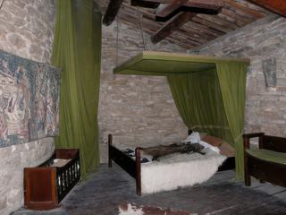 Reconstitution d'une chambre à coucher.