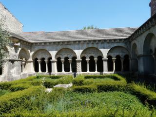 Le jardin du cloître.