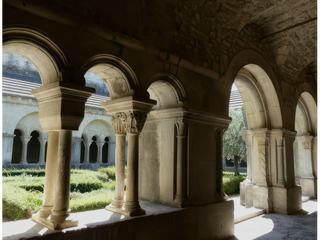 Le jardin du cloître.