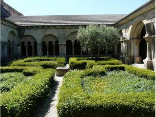 Le jardin du cloître.