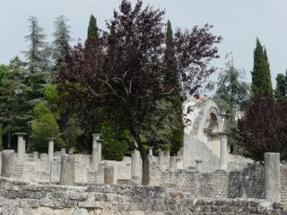 Vue sur les Thermes du Centre.