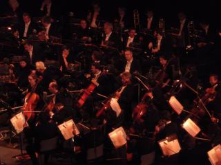 Une partie de l'orchestre philharmonique de Radio-France.