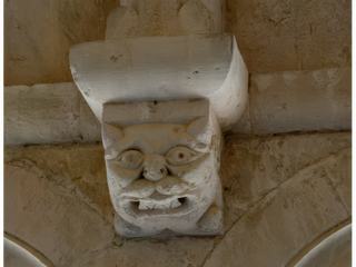Tête de démon Tarasque.
