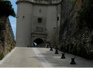 Le châtelet d'entrée.