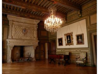 Le Salon du Roi est l’ancienne grande salle du château médiéval. On y découvre aujourd’hui un portrait de Louis XIV, situé au-dessus d’un magnifique meuble d’apparat, le cabinet, plaqué d’ébène. La salle fut restaurée par Madame Fontaine: parquet de chêne dit "à la Versailles", miroirs et consoles, cheminée de style renaissance, inspirée d’une cheminée du château d’Azay-le-Rideau.