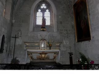 Cette chapelle latérale richement décorée témoigne de l'importance de la ville de Valréas depuis le moyen-âge.