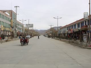 Les rues de Gyantse