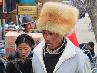 Les rues de Gyantse
