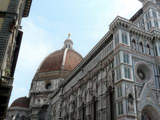 Vue sur la coupole de Filippo Brunelleschi.