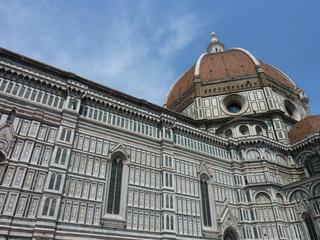 La merveilleuse coupole de Filippo Brunelleschi, symbole de la ville de Florence.