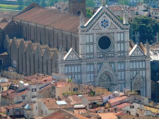 Vue sur l'église Santa Croce.