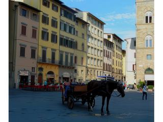 Arrivée sur la Piazza della Signoria.