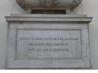 Tombeau de Nicolas Machiavel.