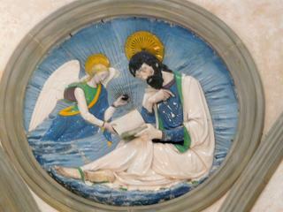 Saint matthieu et l'Ange(entre 1450 et 1478)de Filippo Brunelleschi (1377-1446).