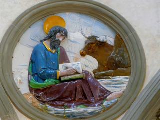 Saint Luc et son boeuf ailé (entre 1450 et 1478)de Filippo Brunelleschi (1377-1446).