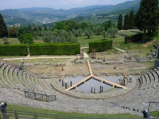 Le théâtre romain de Fiesole.