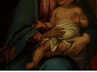 La Madone et l'Enfant Jésus.