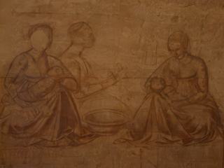 Muséo dellla Sinopie. Les sinopias sont le dessin préparatoire des fresques, exécuté sur le mortier avant la couche d'enduit avec un pigment minéral ocre rose provenant de la ville turque de Sinope, sur la Mer Noire, d'où le nom. Selon une autre version le terme "sinopia" serait une référence à la terre de Sienne avec laquelle différents peintres traçaient leurs ébauches.