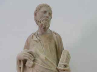 Statue de saint Paul, de Nino Pisano. (Museo dell'Opera del Duomo).