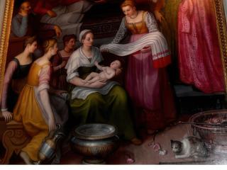 Les tableaux de l'époque Renaissance ont gardé de très belles couleurs.