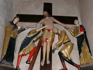 Le trésor de l'église est cette Déposition de la Croix (Cappella della Deposizione), très réaliste, en bois polychrome, de couleurs vives, du XIIIe. siècle (sans doute réalisée entre 1228 et 1235).