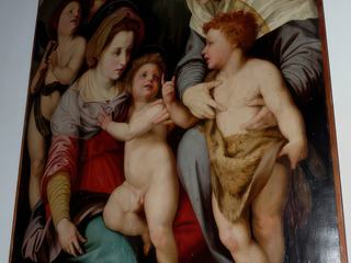 La Sainte Famille avec sainte Elisabeth (XVIe. siècle). Musée d'Art Sacré.
