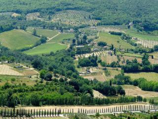 Paysage toscan.