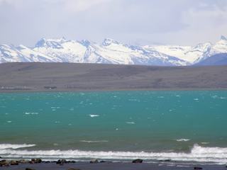 Le lac Argentino avec ces couleurs si particulières, un peu irréelles!