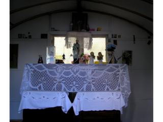 L'autel de la petite église.
