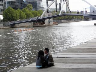 Sur les berges de Yarra River