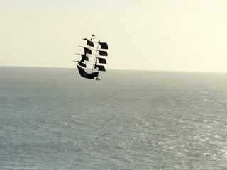 Cerf-volant sur la plage
