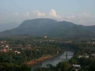 Luang Prabang vu du Mont Phu Si