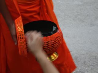 Le defilé des moines – Laos
