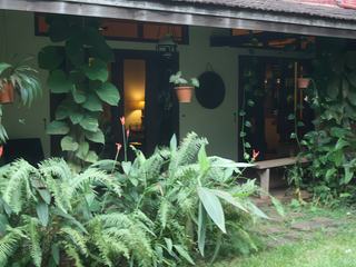 NOTRE CHAMBRE VU DU JARDIN