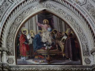 Détail du fronton du Duomo
