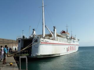 Ce sont ces bateaux qui font la liaison entre Sao Vicente et Santo Antao
