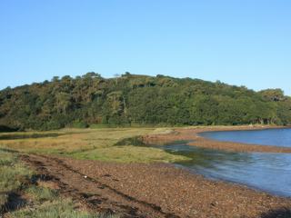 Petite grève sur la Rade de Brest
