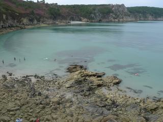Plage à l'Ile Vierge