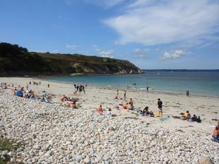 La plage de Camaret : la plage du Corréjou
