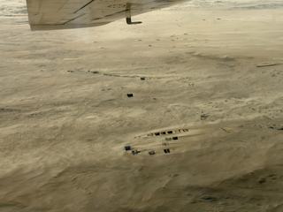 Survol du Namib - mine de diamants en plein milieu du désert