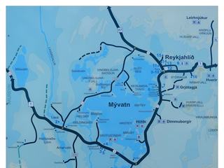 La région du Mývatn s'étend autour du grand lac du même nom.