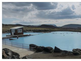 Station géothermique de Mývatn Nature Bath, moins fréquentée que le Blue Lagoon.